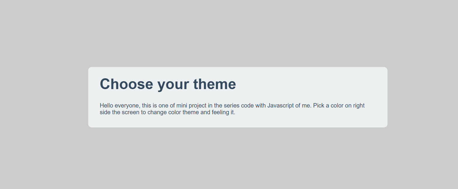 Color Theme Picker